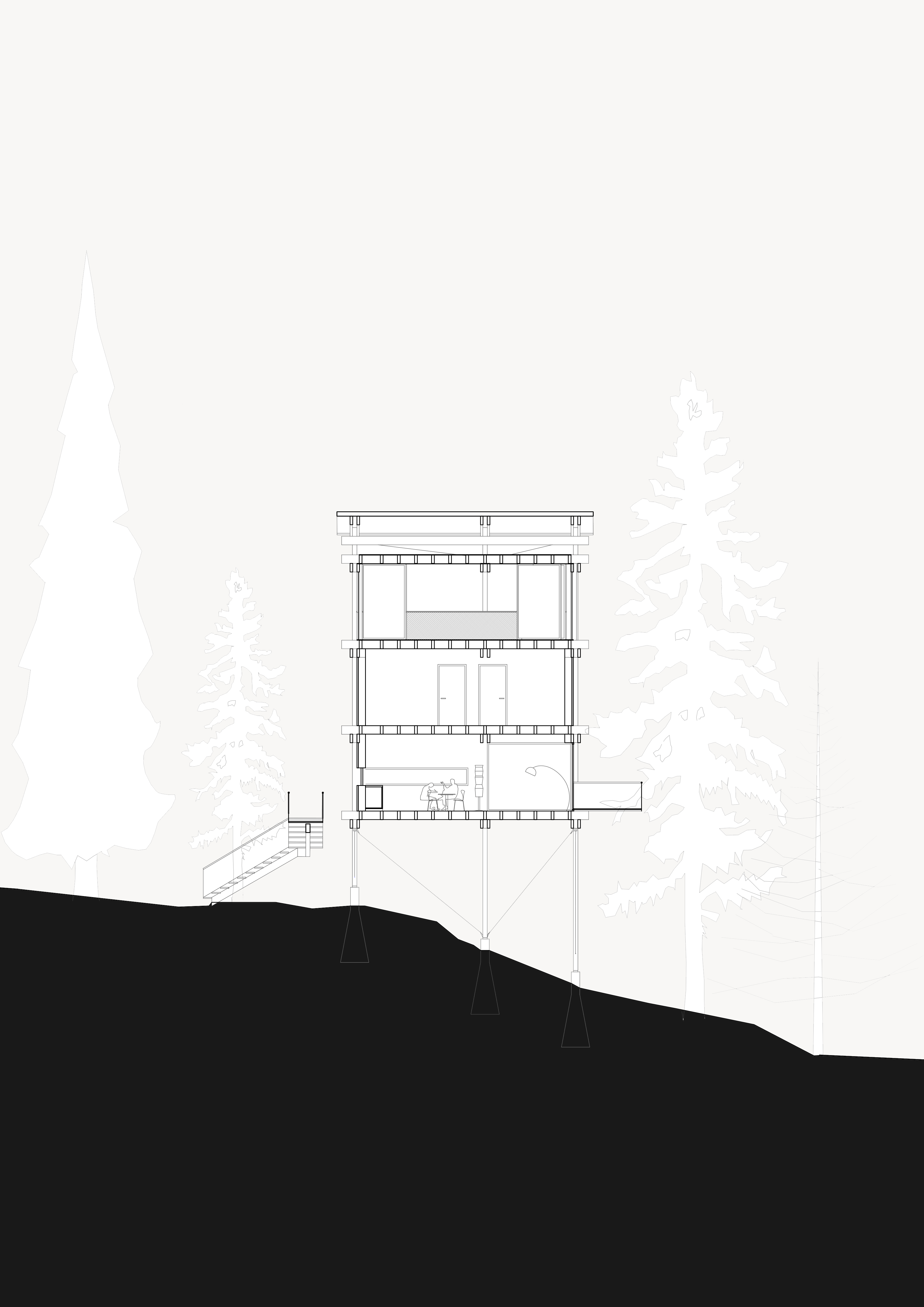 Treetop House — section 2