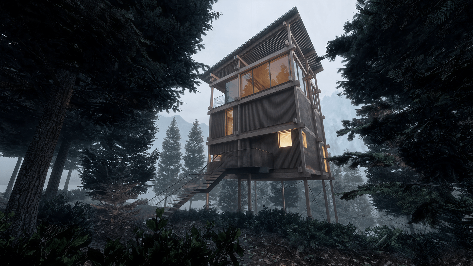 Treetop House — section 1
